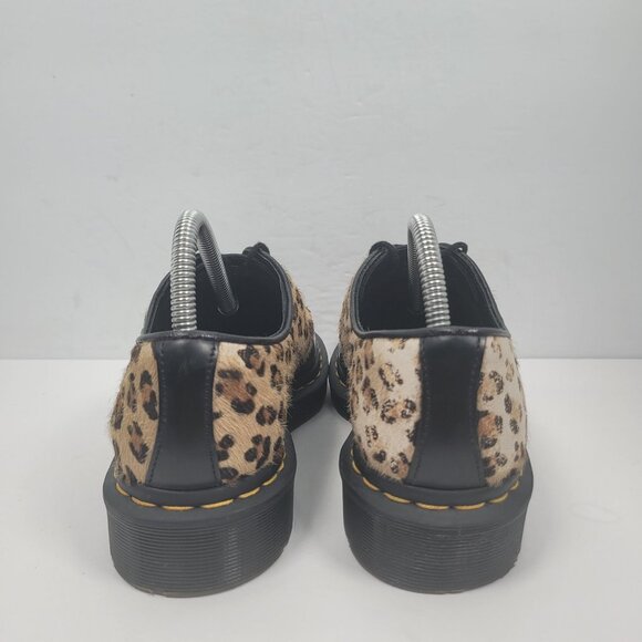 Dr. Marten Docs 1461 Leopard Women's Black Leather Oxford Loafer Shoes US Size 7 - Picture 4 of 8